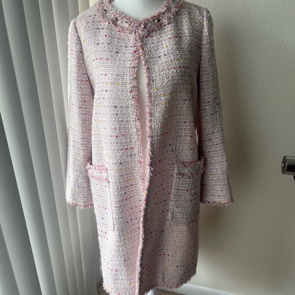 Kate Space Tweed Open Coat NWT - Picture 2 of 9